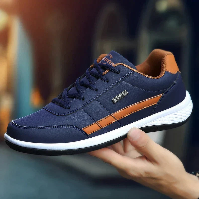 Men's Waterproof Walking Trainers with Cushioned Sole