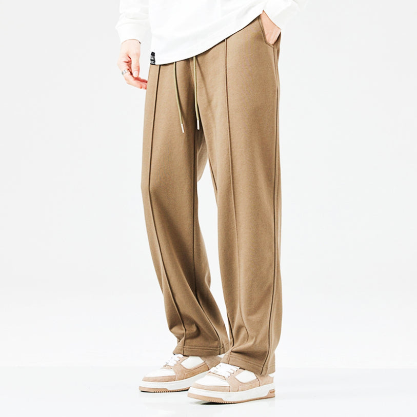 Men’s Relaxed Wide-Leg Jogger Trousers