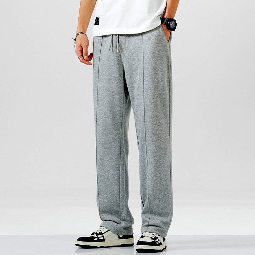 Men’s Relaxed Wide-Leg Jogger Trousers
