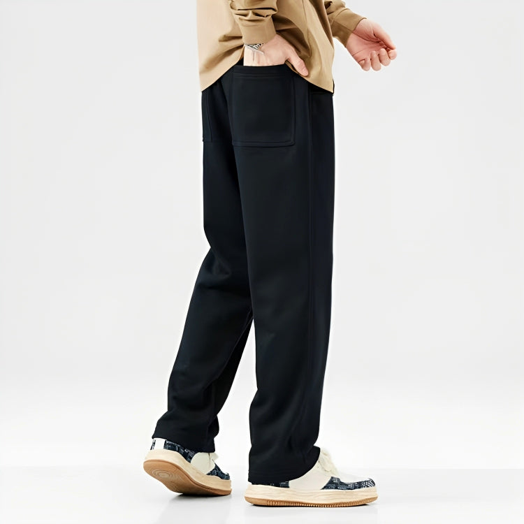 Men’s Relaxed Wide-Leg Jogger Trousers