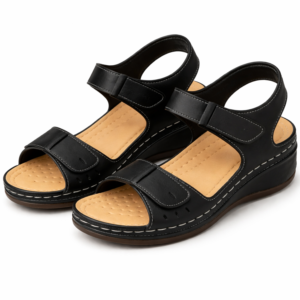 Women's Orthopaedic Comfort Sandals with Adjustable Double Straps for Summer