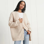 Women's Relaxed Knit Button Cardigan