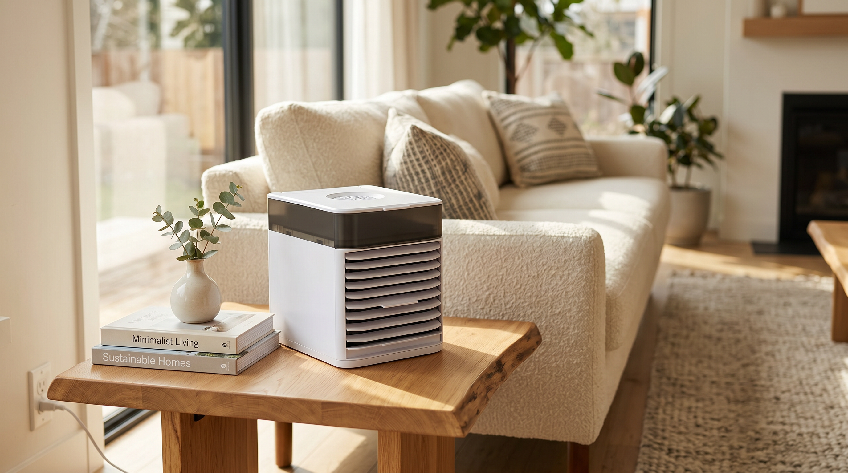 Portable Air Cooler with ABS Housing for Summer Home, Office & Car Use