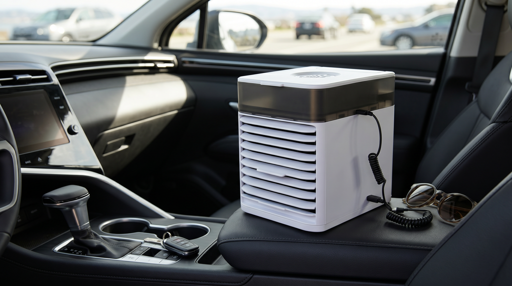 Portable Air Cooler with ABS Housing for Summer Home, Office & Car Use