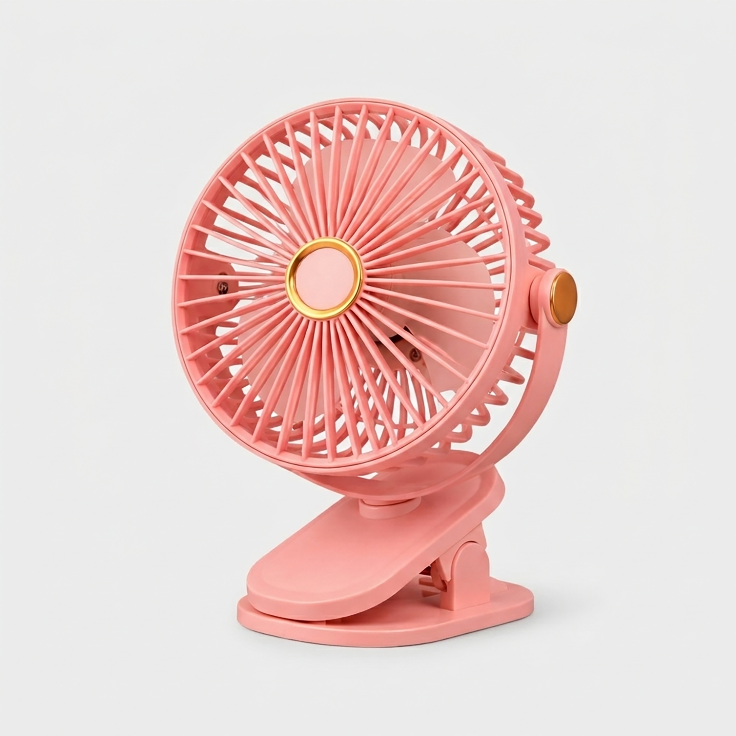 Portable Desk Fan with ABS Housing for Summer Home, Office & Travel Use