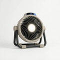 Portable Camping Fan with ABS Housing & LED Light for Summer Outdoor Use
