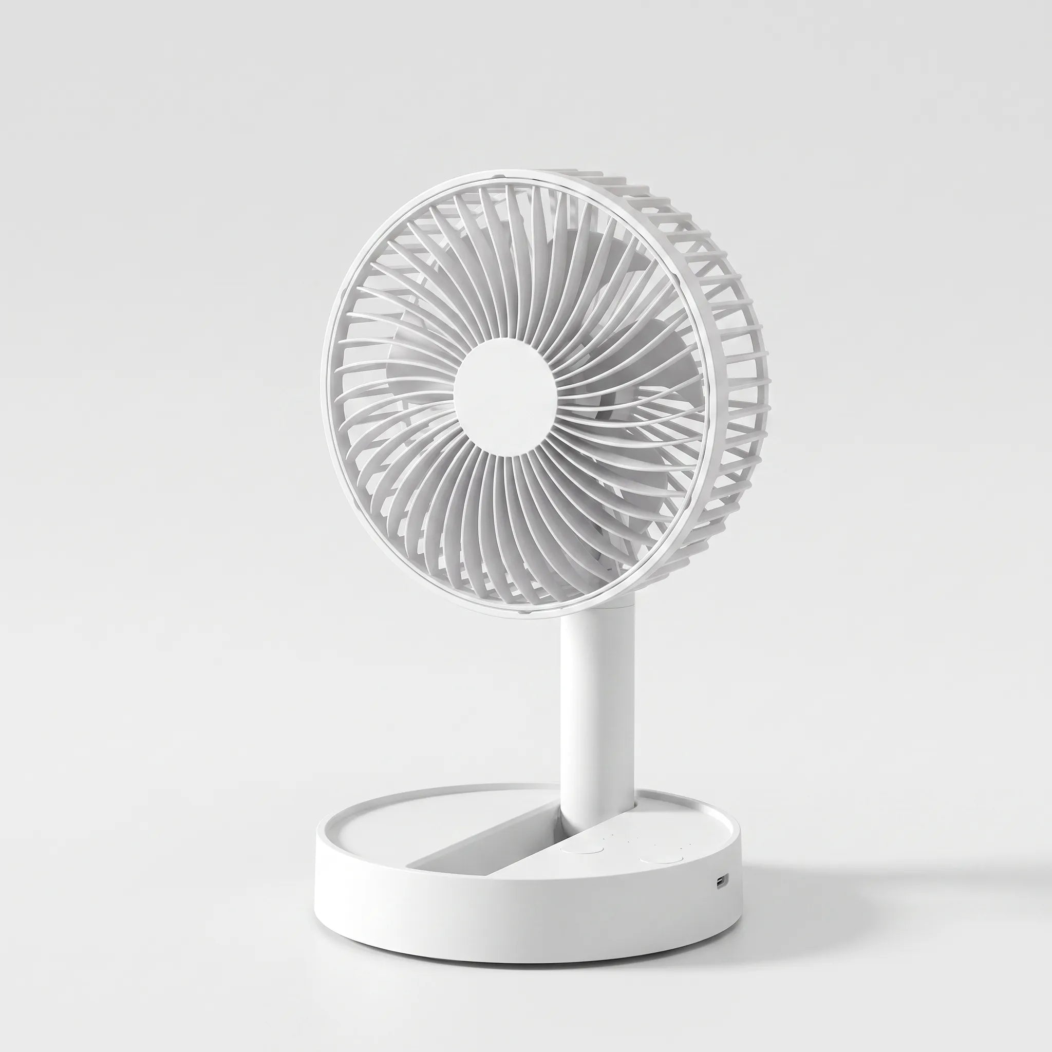 Portable Foldable USB Desk Fan with Adjustable Stand for Summer Cooling