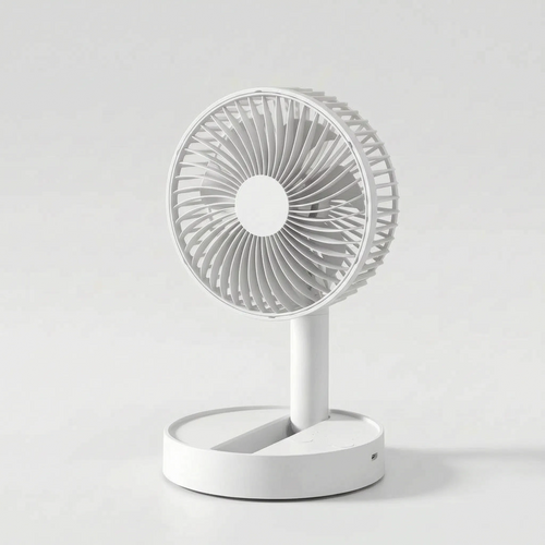 Ventilateur de bureau pliable avec pied télescopique
