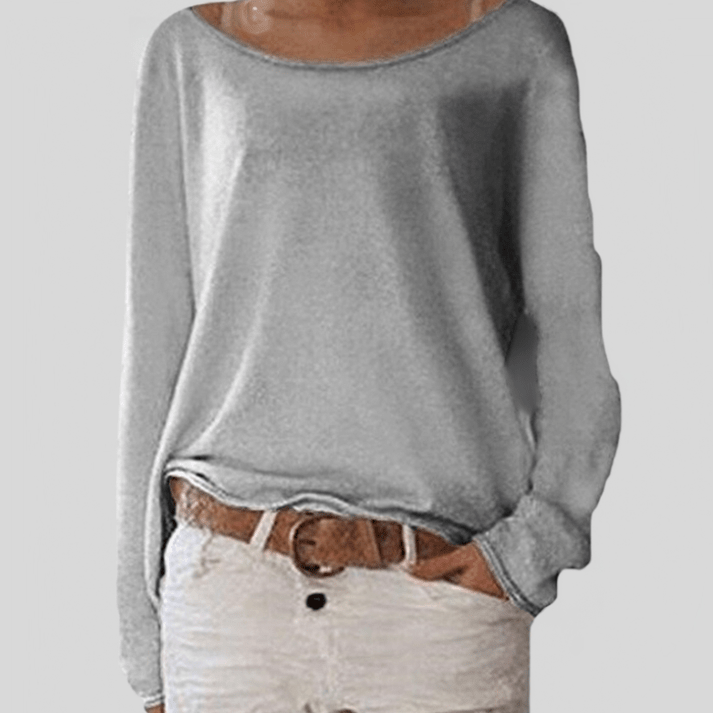 Pull en maille fine à coupe décontractée pour femme