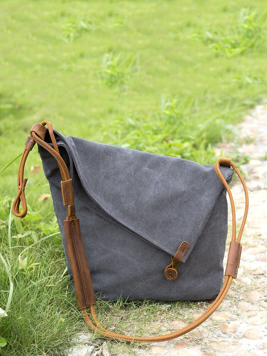 Women's Canvas Crossbody Shoulder Bag