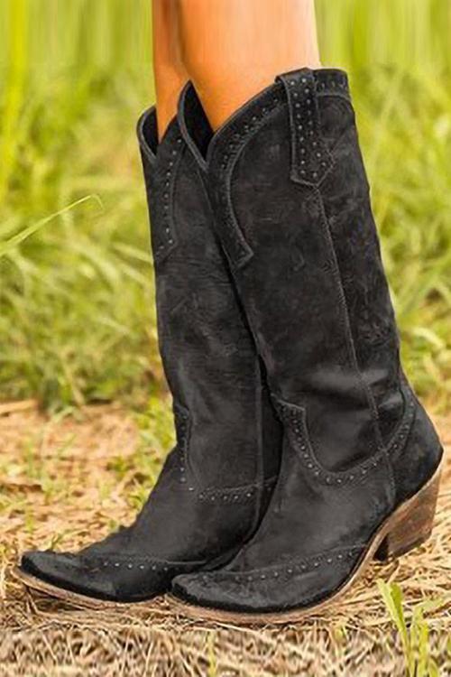 Women's Western Knee High Cowboy Boots