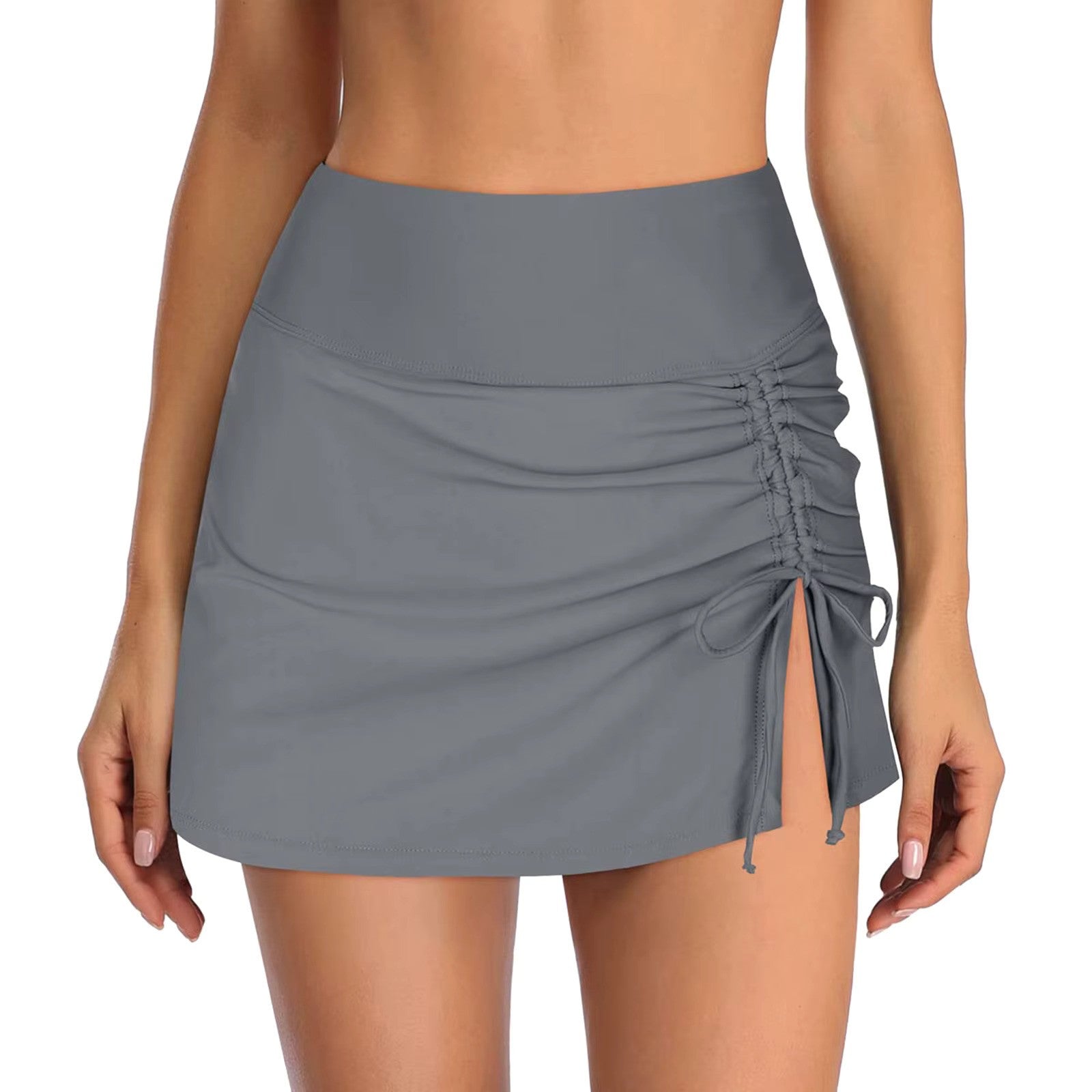 Women's High Waist Active Skort with Built-In Shorts