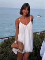 Women's White Occasion Dress | Relaxed Fit Mini Dress