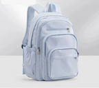 Sac à dos en nylon avec plusieurs poches zippées