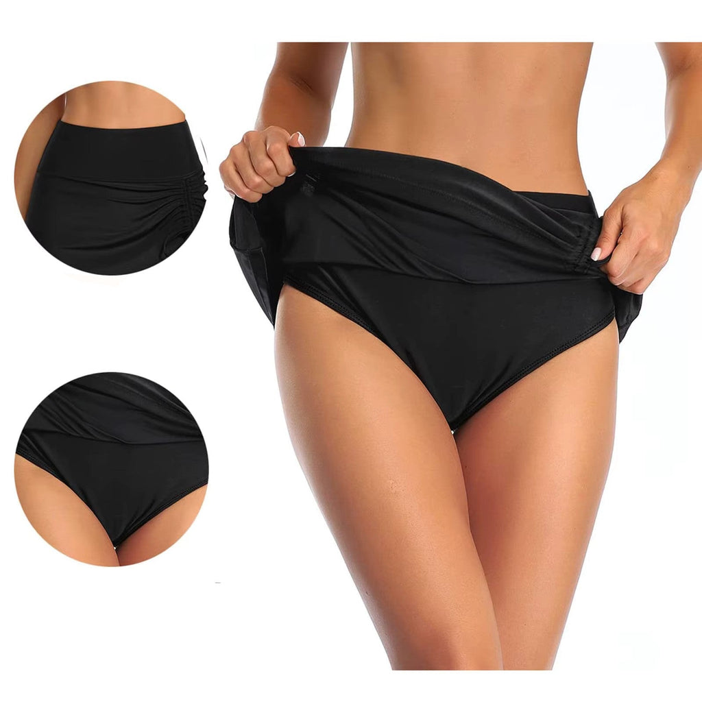 Women's High Waist Active Skort with Built-In Shorts