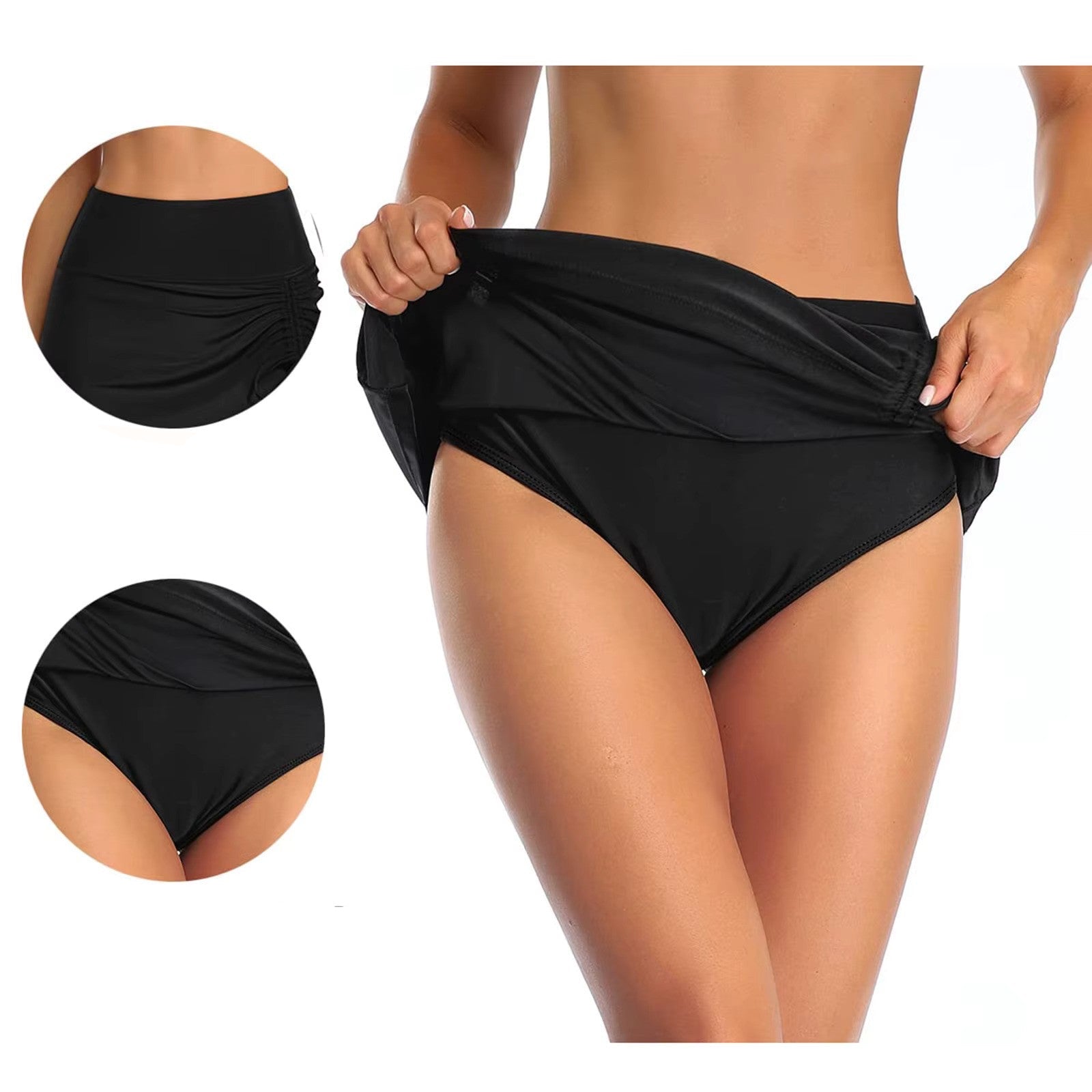 Women's High Waist Active Skort with Built-In Shorts