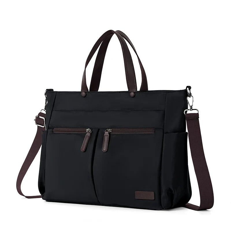 Women's Laptop Tote Bag in Oxford Fabric for Autumn Work & Travel