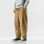 Men’s Teddy Fleece Trousers with Relaxed Fit and Drawstring Waist