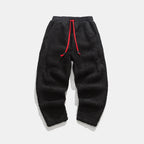 Men’s Teddy Fleece Trousers with Relaxed Fit and Drawstring Waist