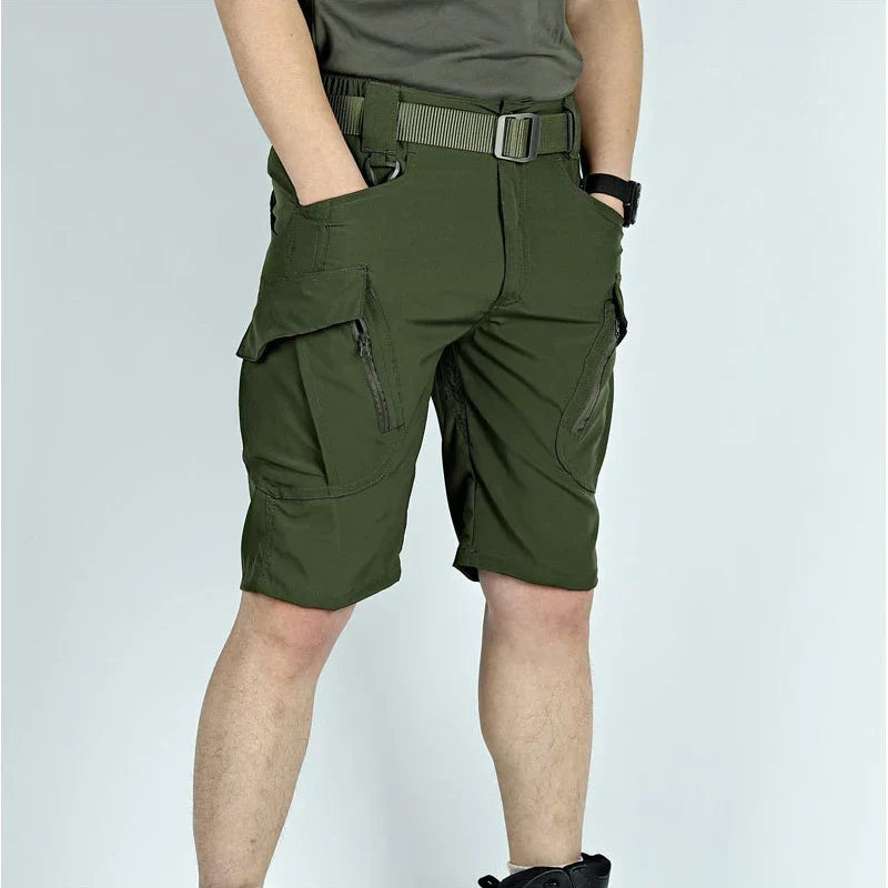 Men's Lightweight Cargo Walking Shorts with Stretch Fit