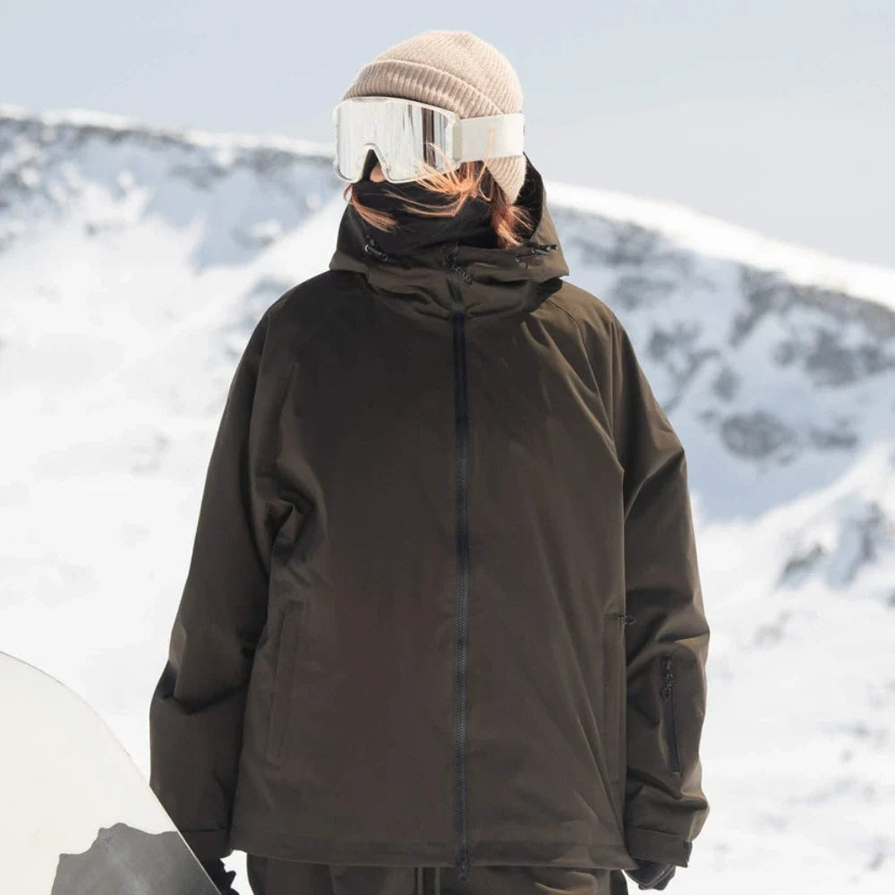 Unisex Oversized Hooded Ski Jacket | Snowboard Outerwear