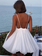 Women's White Occasion Dress | Relaxed Fit Mini Dress