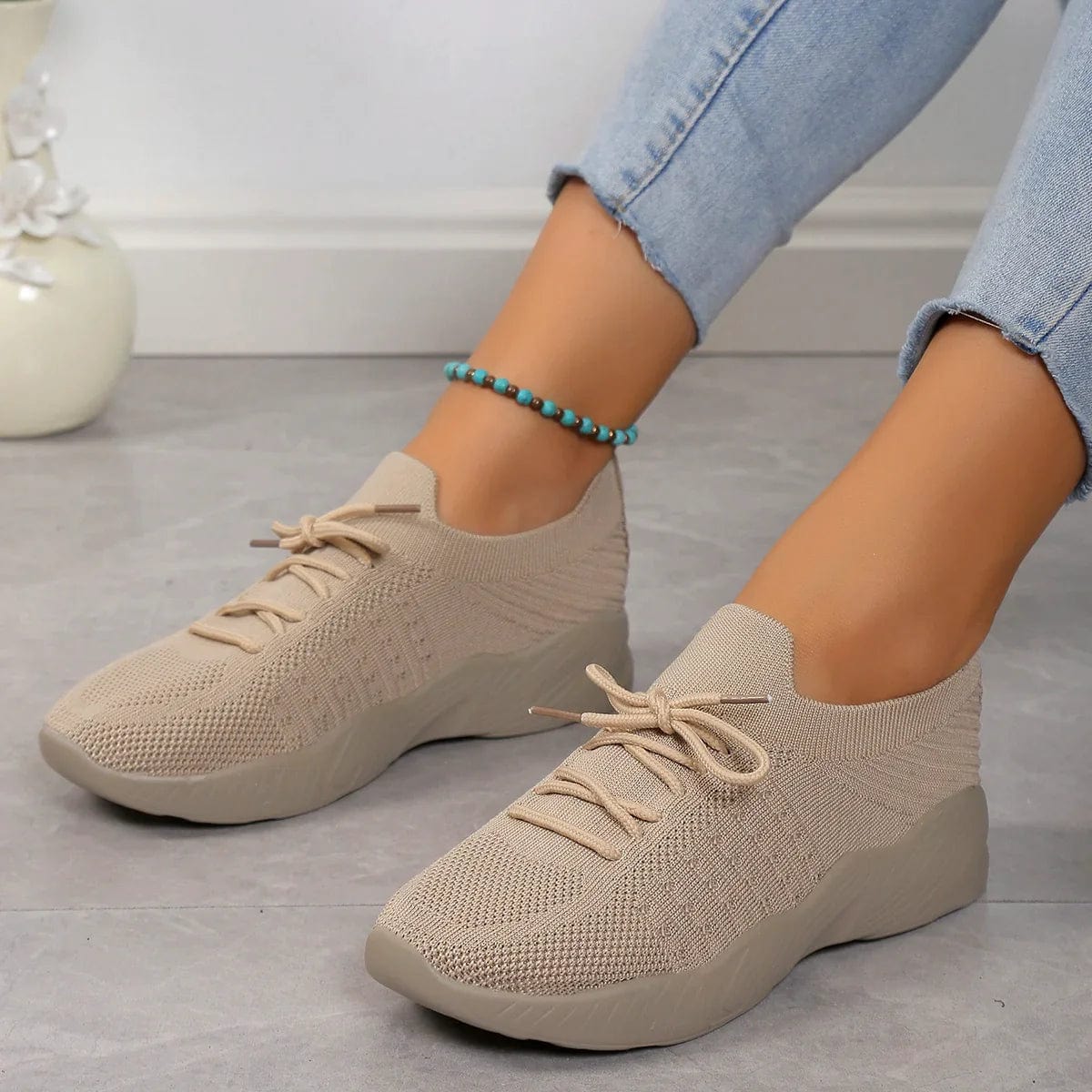 Baskets en maille légères pour femme