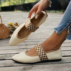 Women's Knitted Mary Jane Flats