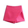 Women's Tailored Wrap Skort Shorts