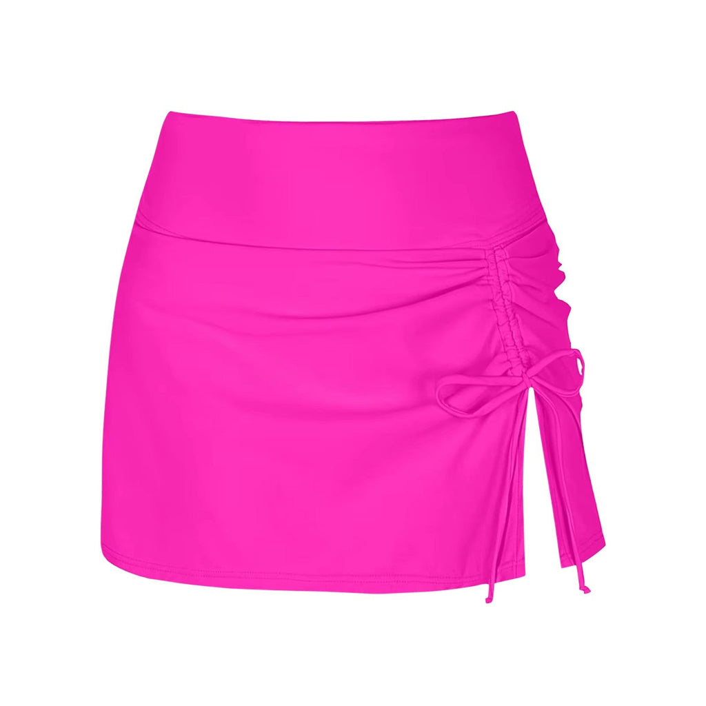 Women's High Waist Active Skort with Built-In Shorts