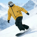 Unisex Hooded Snowboard Jacket and Baggy Trousers Set