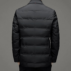 Veste blazer matelassée pour homme | Manteau d’hiver à col montant