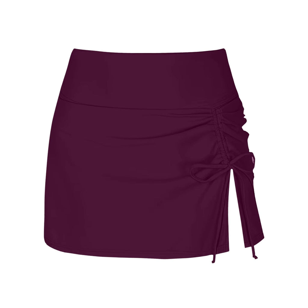 Women's High Waist Active Skort with Built-In Shorts