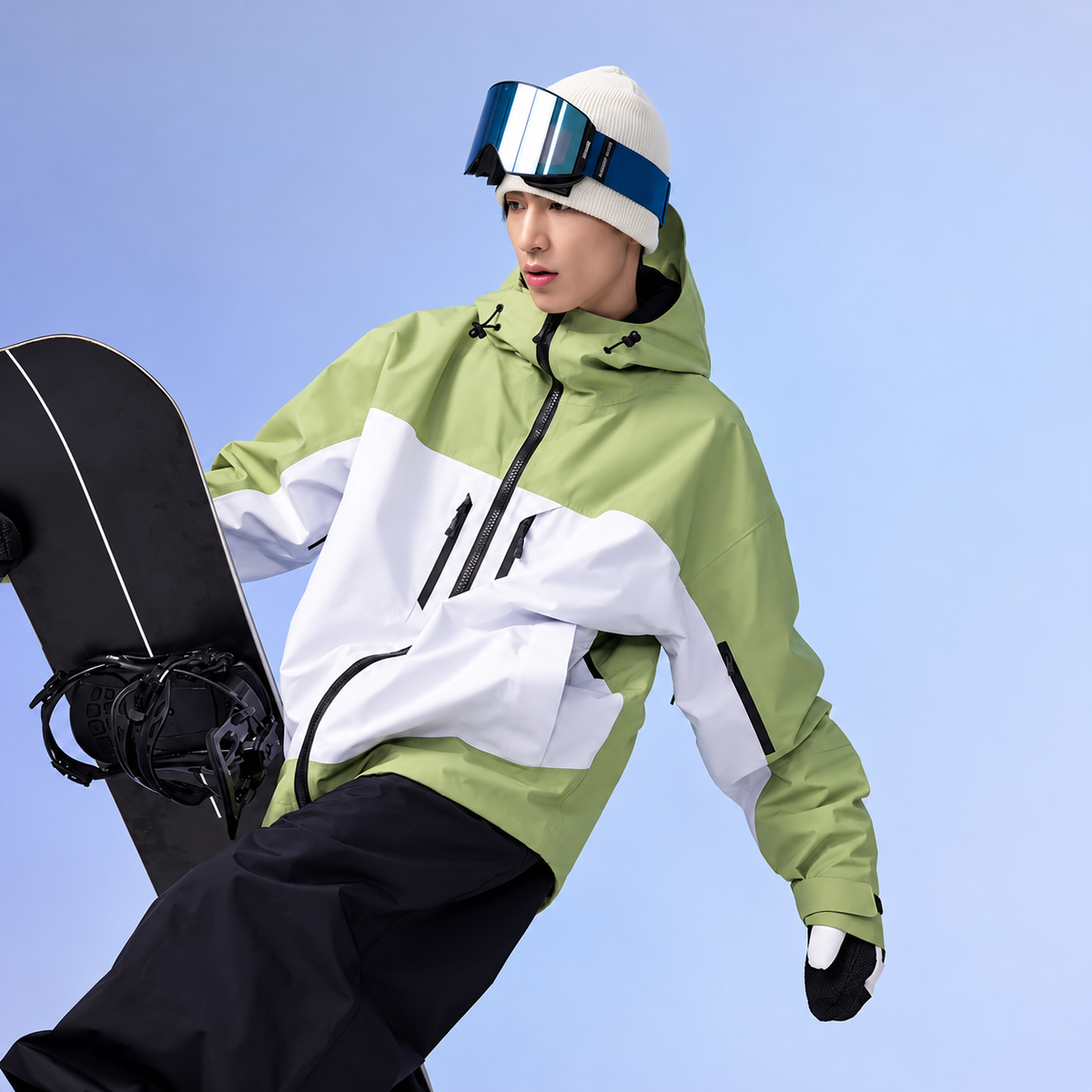 Unisex Hooded Ski Jacket | Waterproof Snowboard Coat