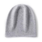 Dzianinowa czapka beanie z domieszką kaszmiru | Miękka czapka zimowa
