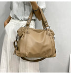 Women's PU Leather Shoulder Bag with Crossbody Strap