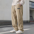 Pantalon en velours côtelé à coupe décontractée pour homme