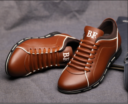 Men’s Low-Top Lace-Up Casual Trainers