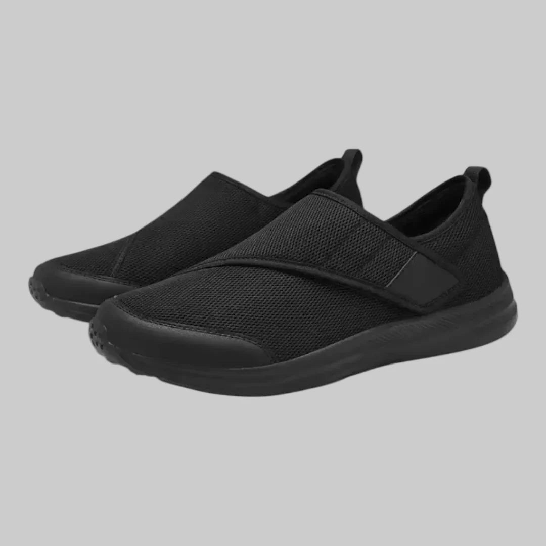 Chaussures de marche légères pour femme à fermeture auto-agrippante