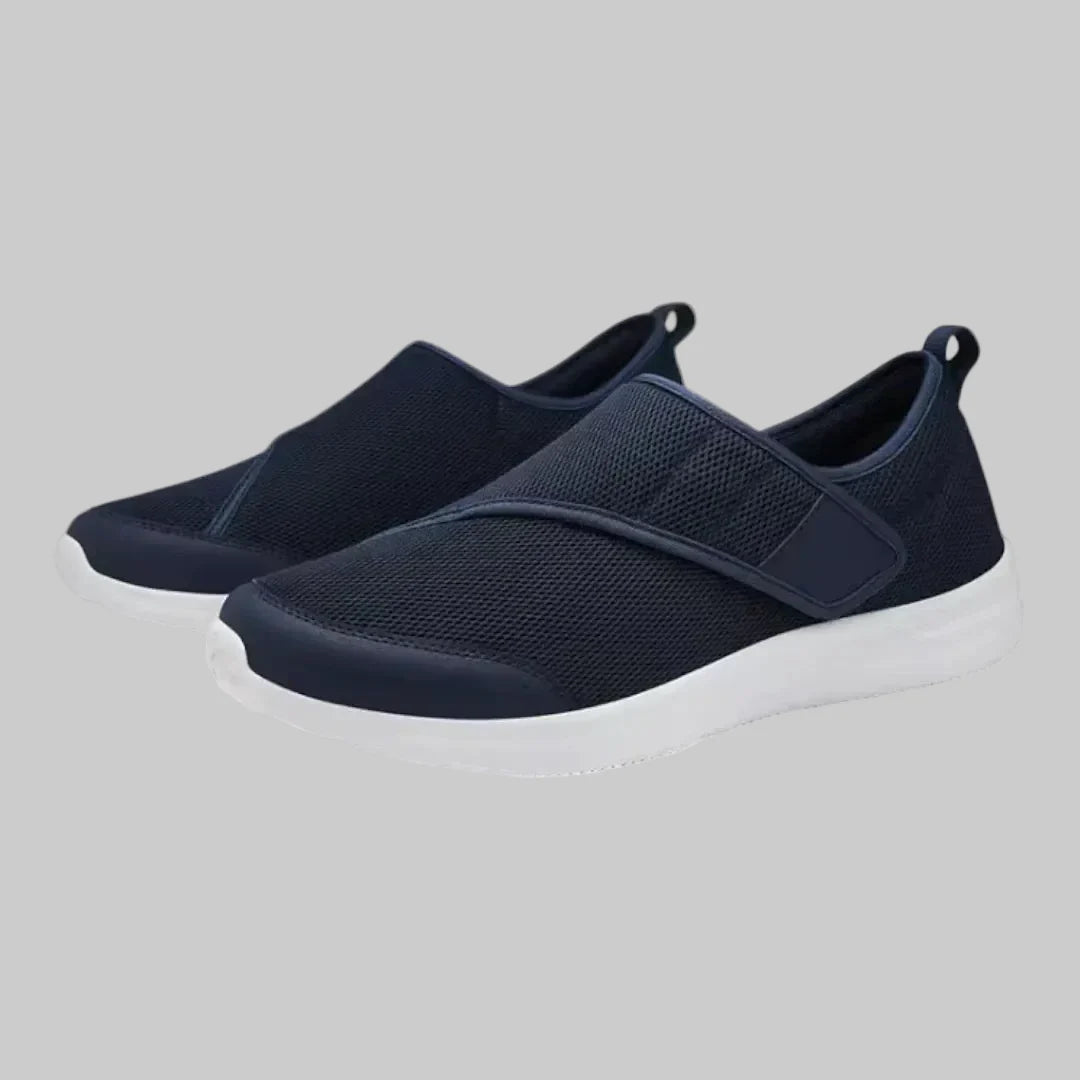 Chaussures de marche légères pour femme à fermeture auto-agrippante