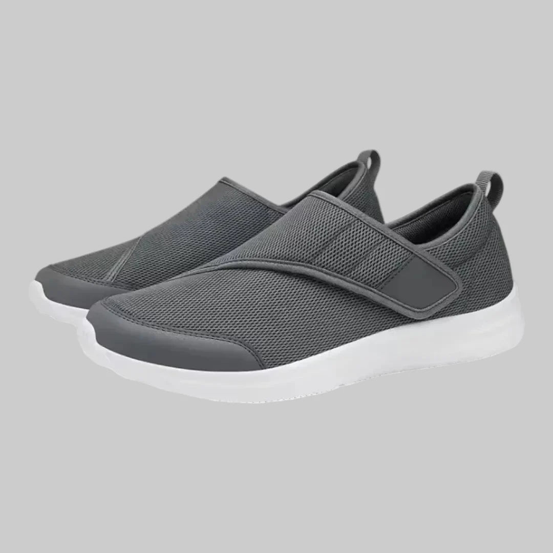 Chaussures de marche légères pour femme à fermeture auto-agrippante