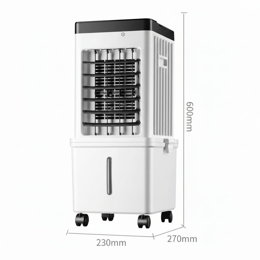 Portable Evaporative Air Cooler with Water Tank for Summer Home Cooling