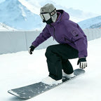 Unisex Hooded Snowboard Jacket and Baggy Trousers Set