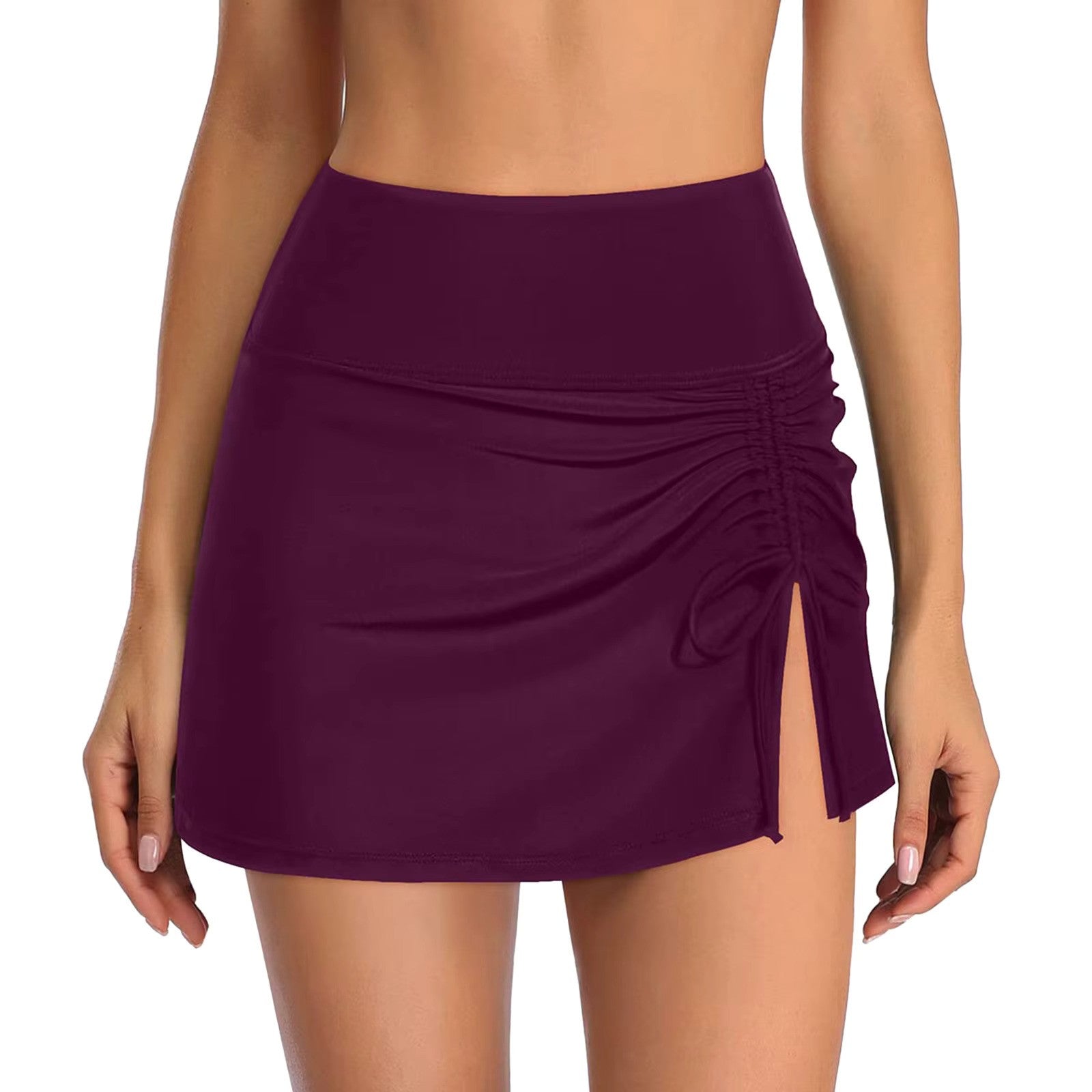 Women's High Waist Active Skort with Built-In Shorts