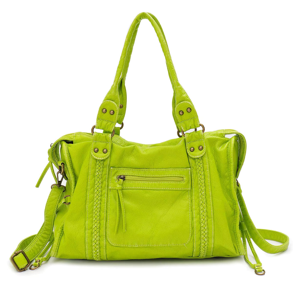 Sac à bandoulière en cuir avec détail de bride à boucle