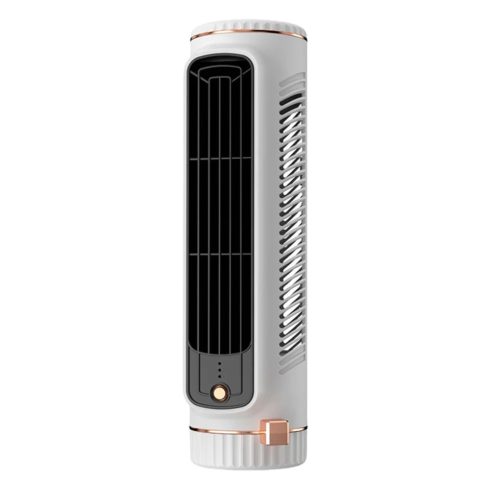 Portable ABS Tower Fan for Summer Home Office Desk Cooling