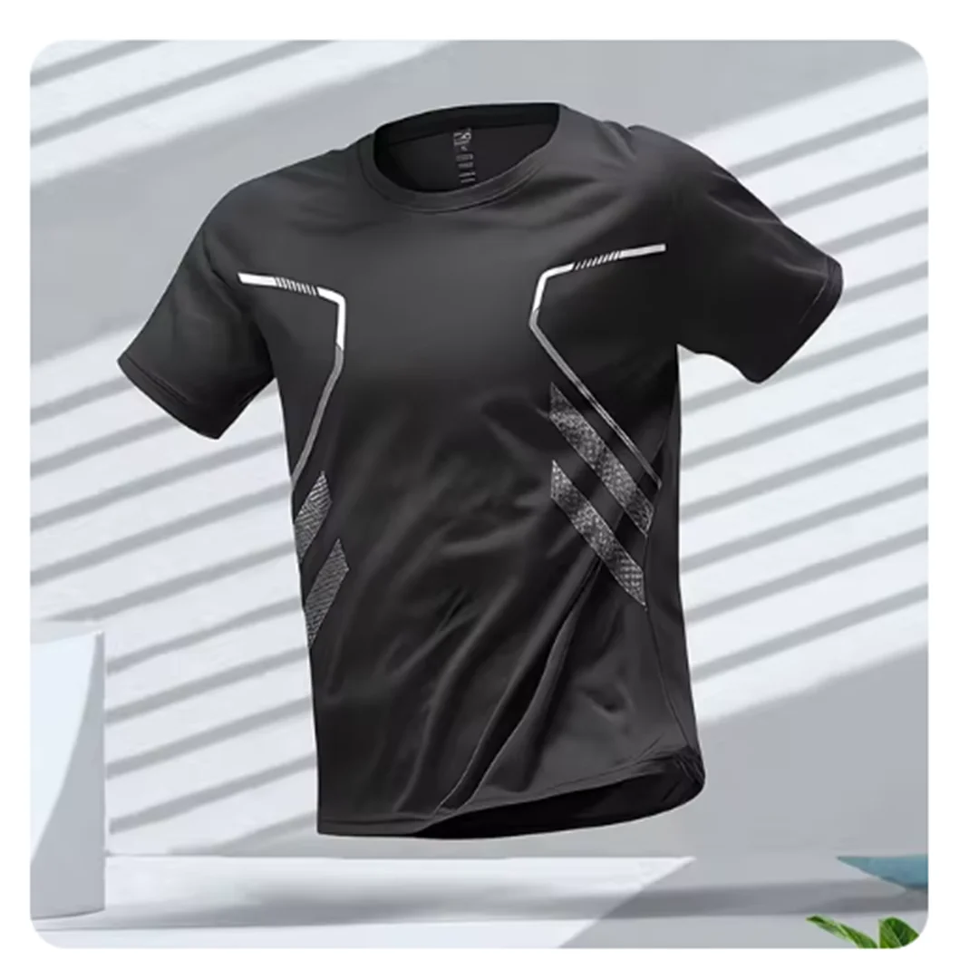 T-shirt de sport technique à séchage rapide pour homme