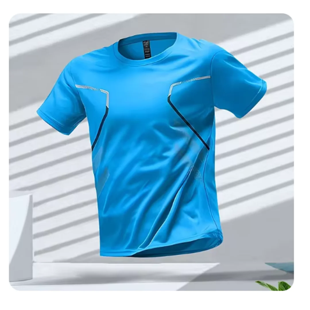 T-shirt de sport technique à séchage rapide pour homme