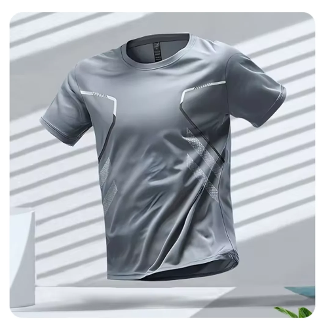 T-shirt de sport technique à séchage rapide pour homme
