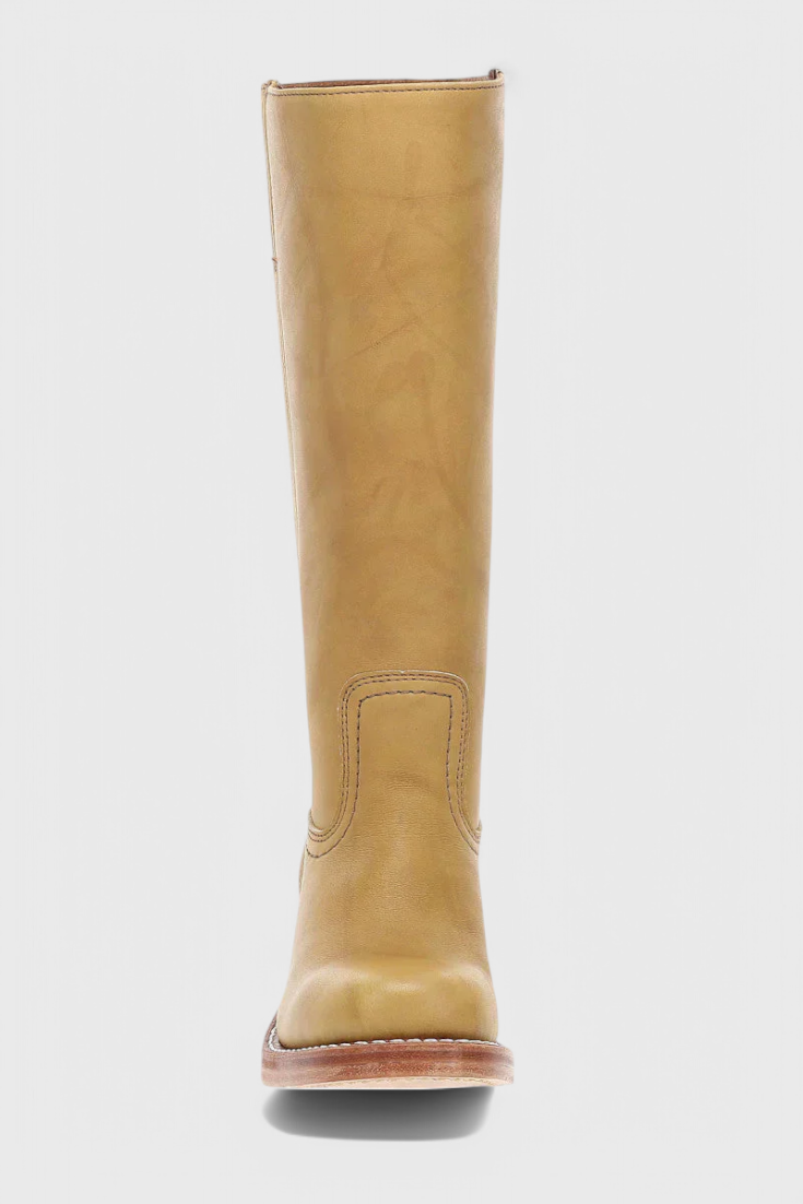 Women's Knee-High Stacked Heel Boots
